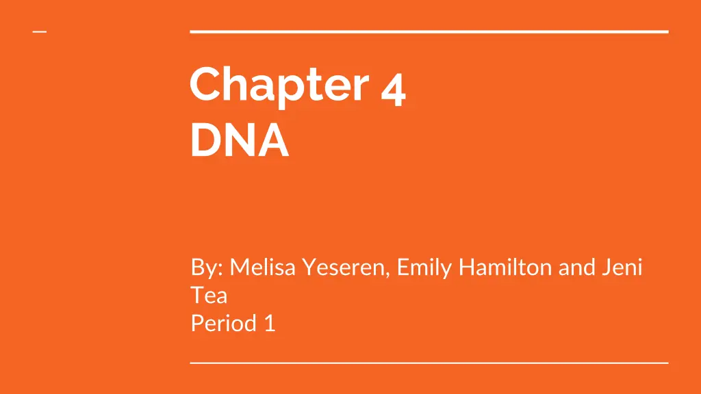 chapter 4 dna