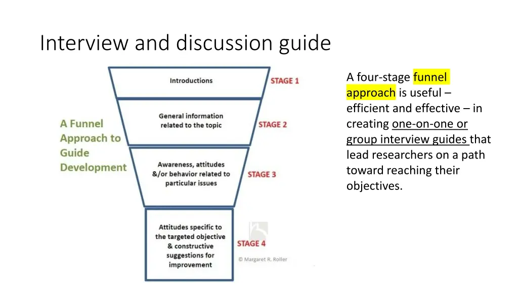interview and discussion guide