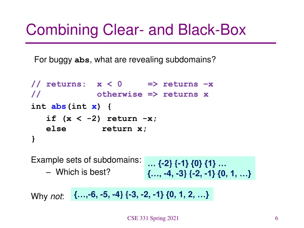combining clear and black box