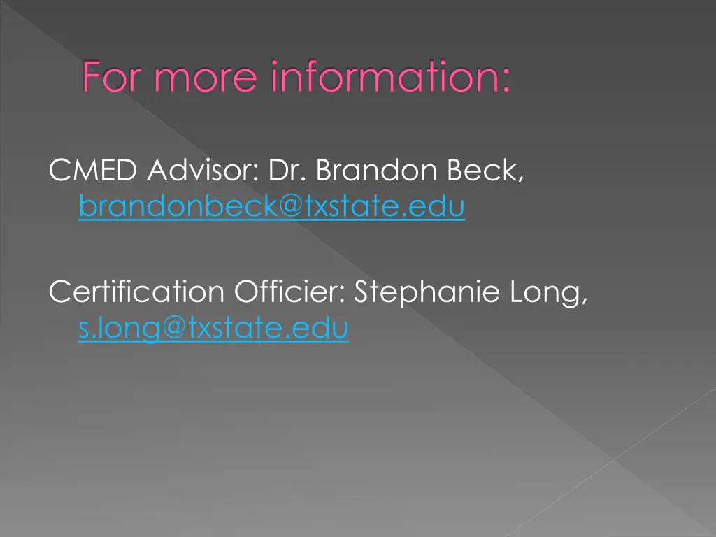 for more information 1