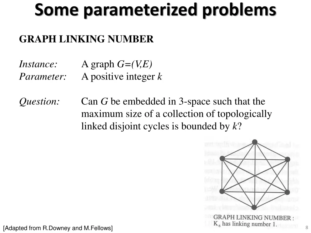 some parameterized problems 2