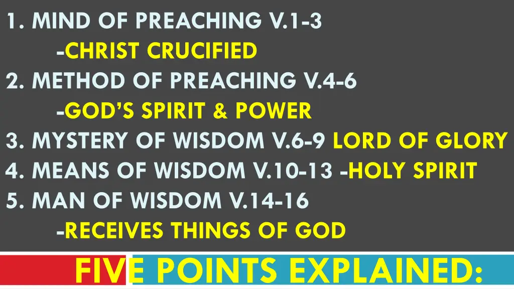 1 mind of preaching v 1 3 christ crucified