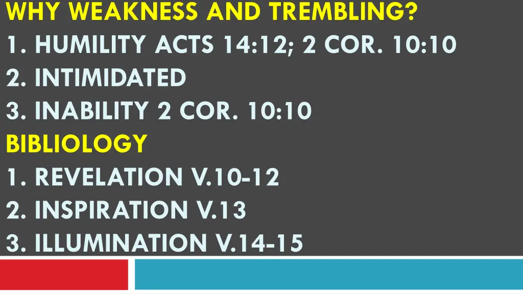 why weakness and trembling 1 humility acts