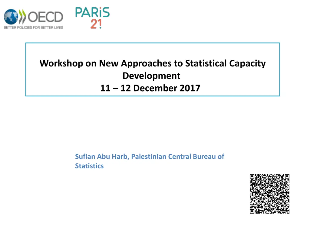 workshop on new approaches to statistical