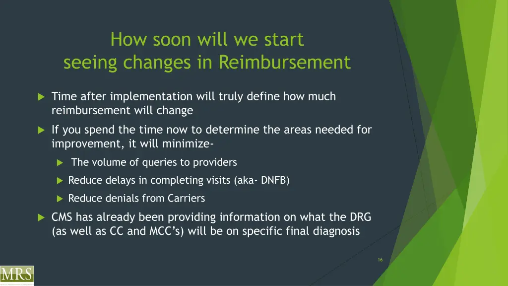 how soon will we start seeing changes