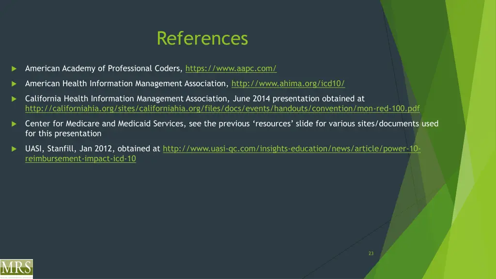 references