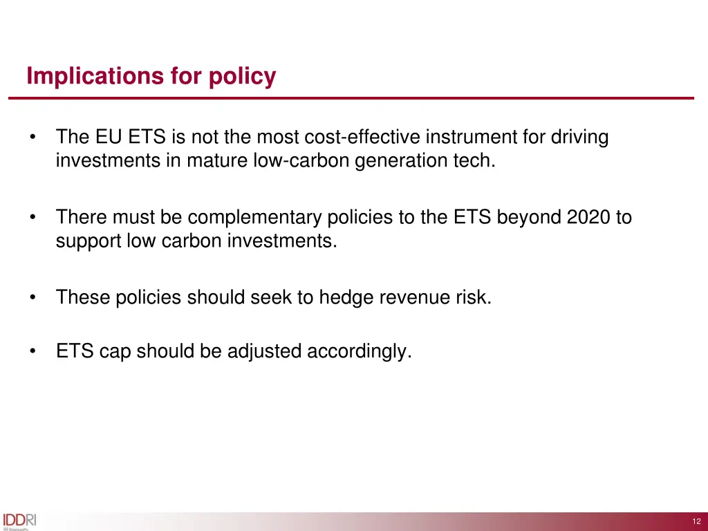 implications for policy