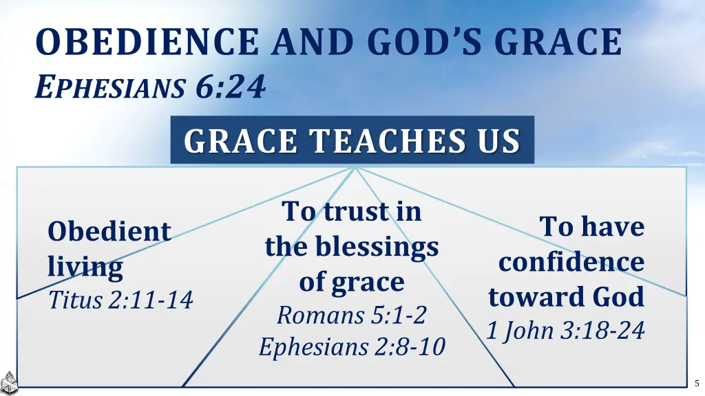 obedience and god s grace e phesians 6 24