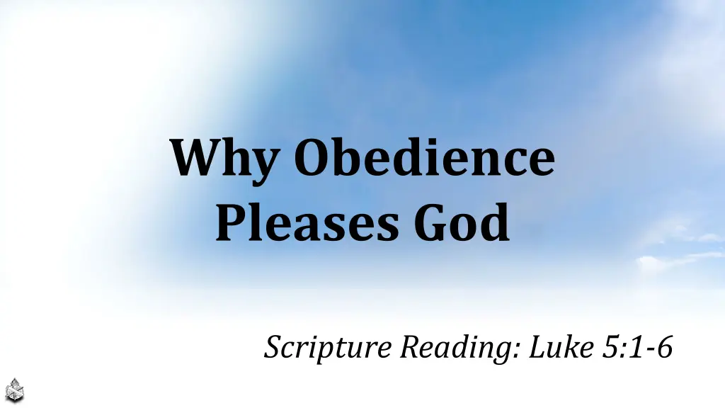 why obedience pleases god