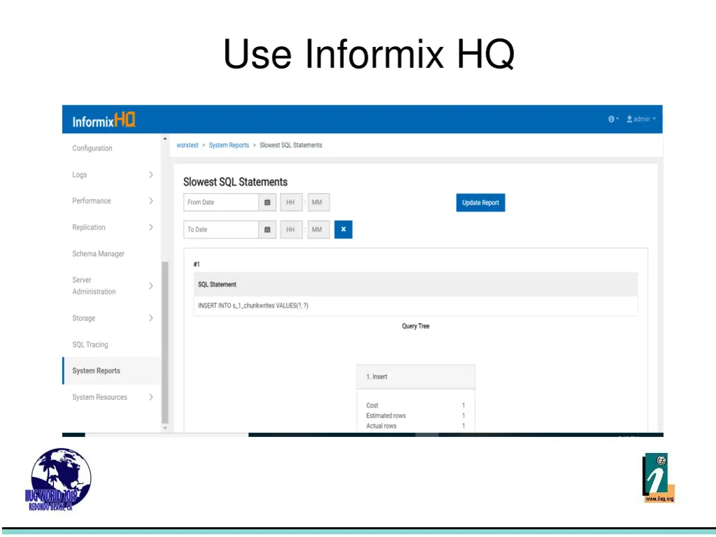 use informix hq 1