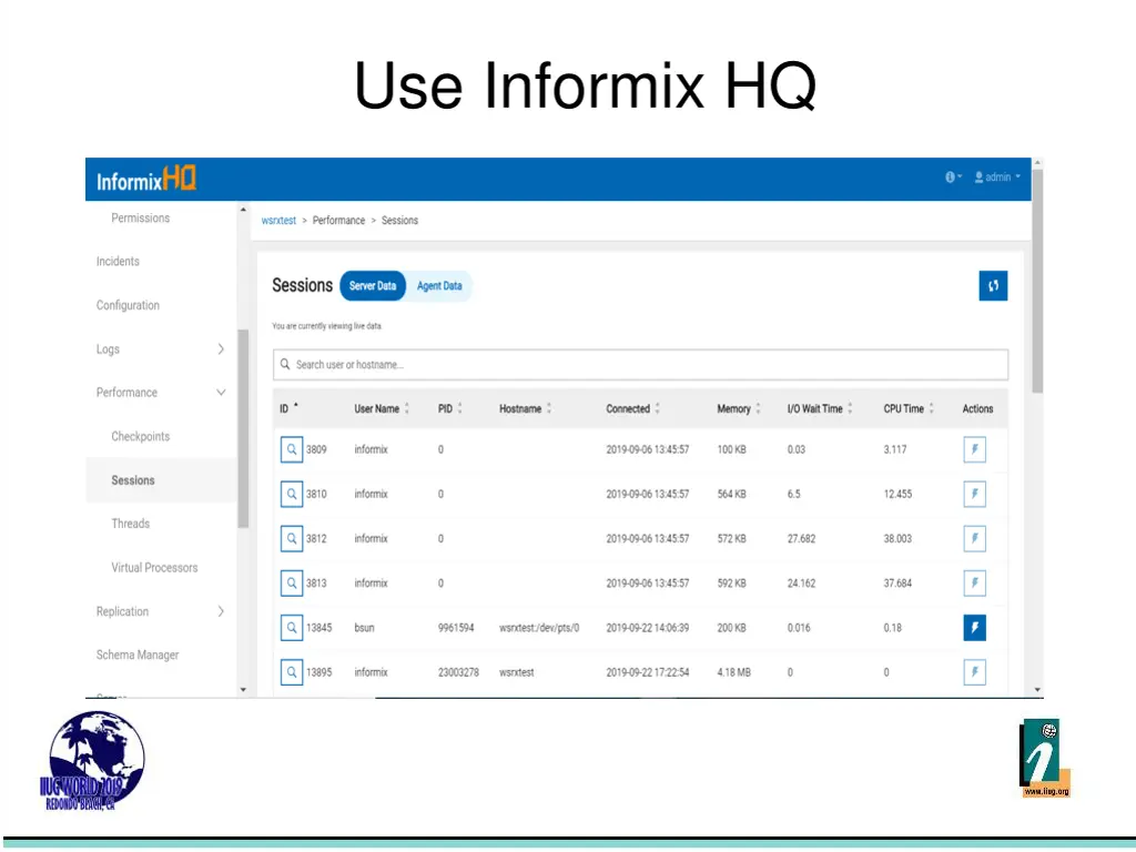 use informix hq 2
