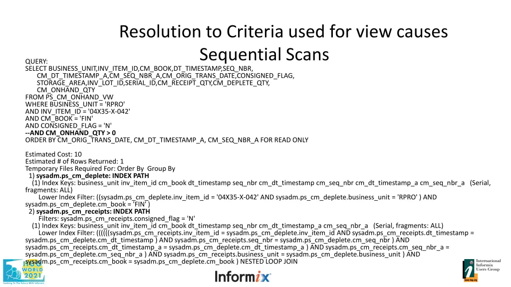 resolution to criteria used for view causes