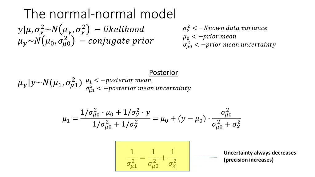 the normal normal model 0 0 3