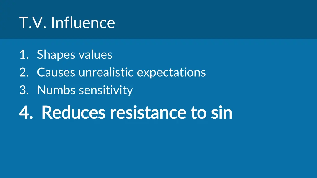 t v influence 3