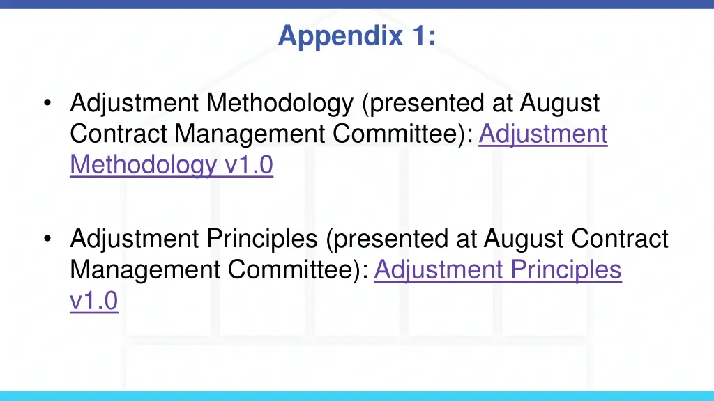 appendix 1