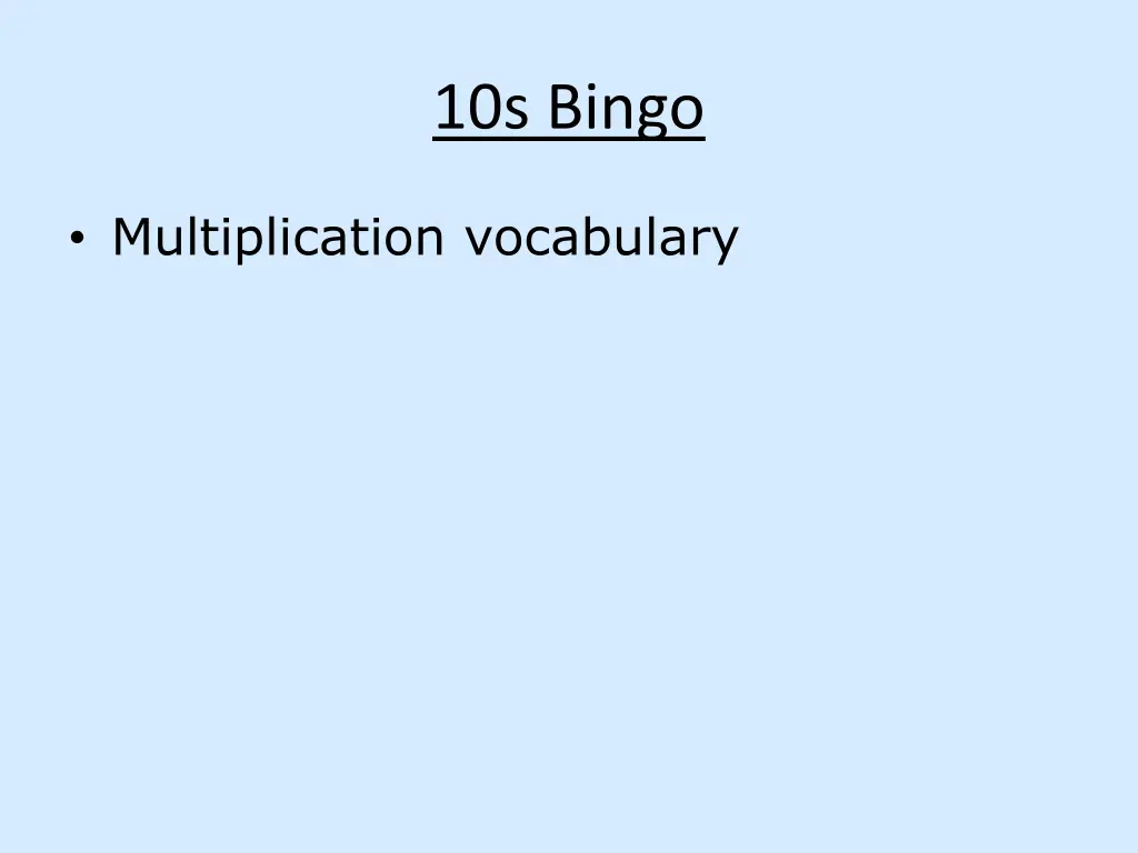 10s bingo 2
