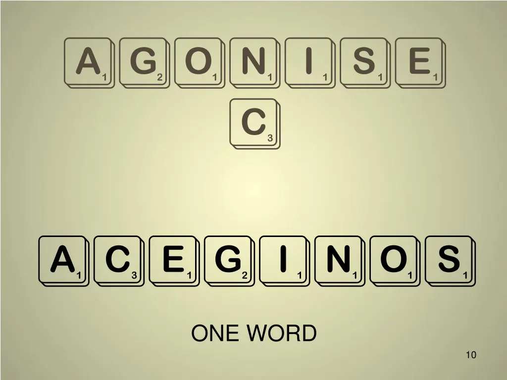 agonise c