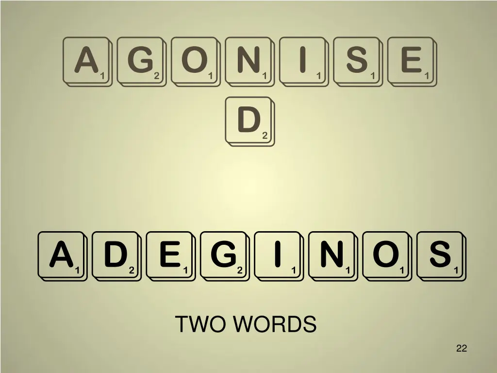 agonise d
