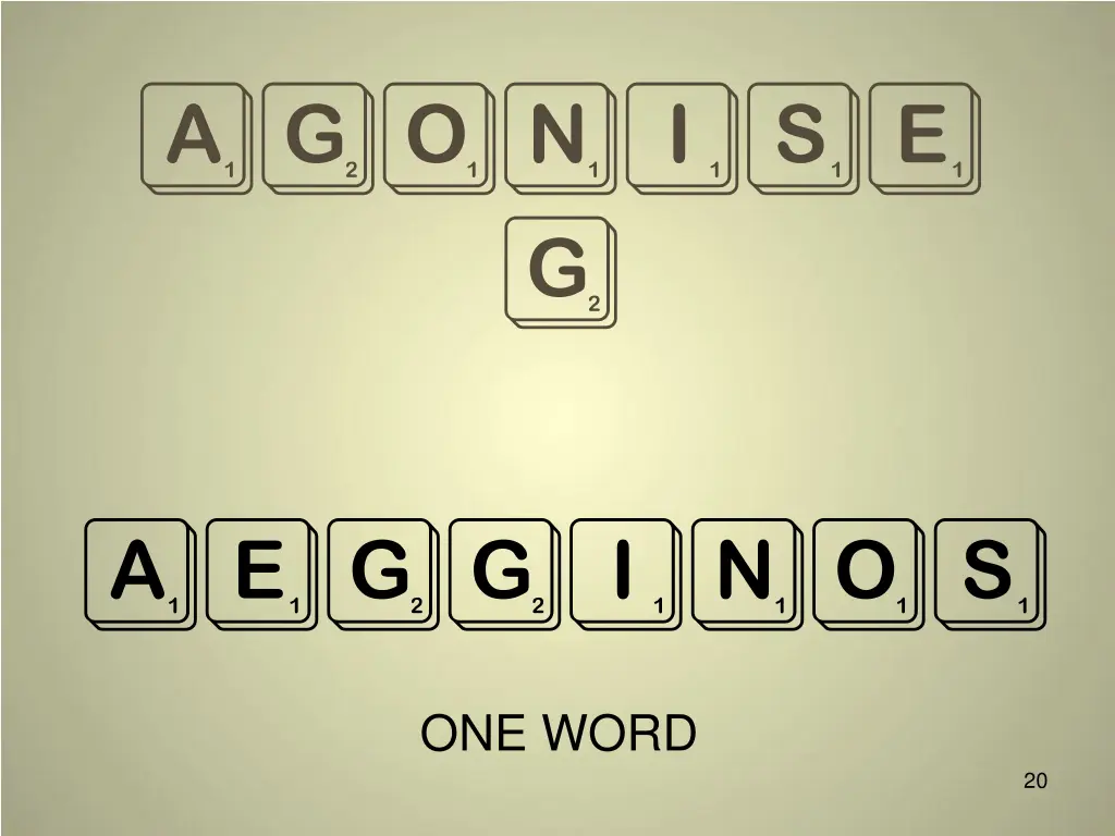 agonise g