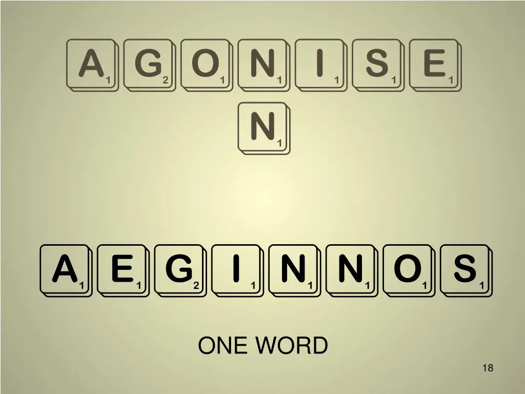 agonise n