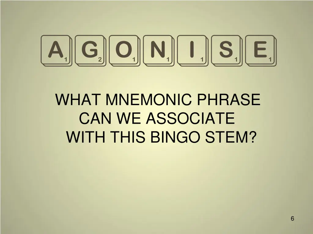 agonise