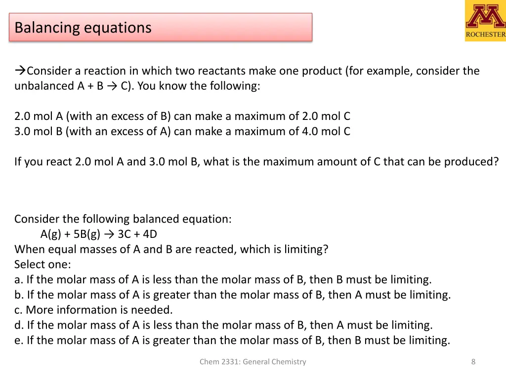 balancing equations 2