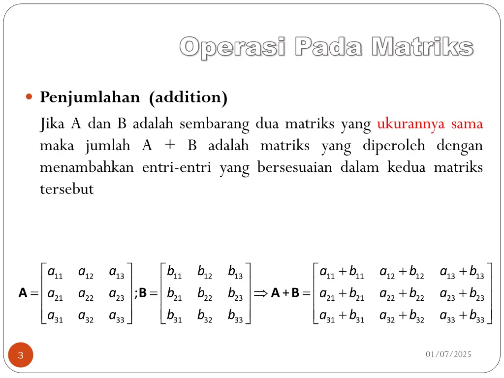 operasi operasi pada