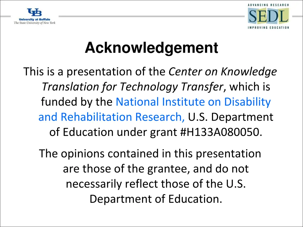 acknowledgement