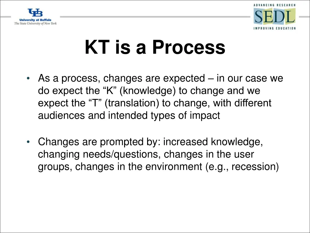 kt is a process