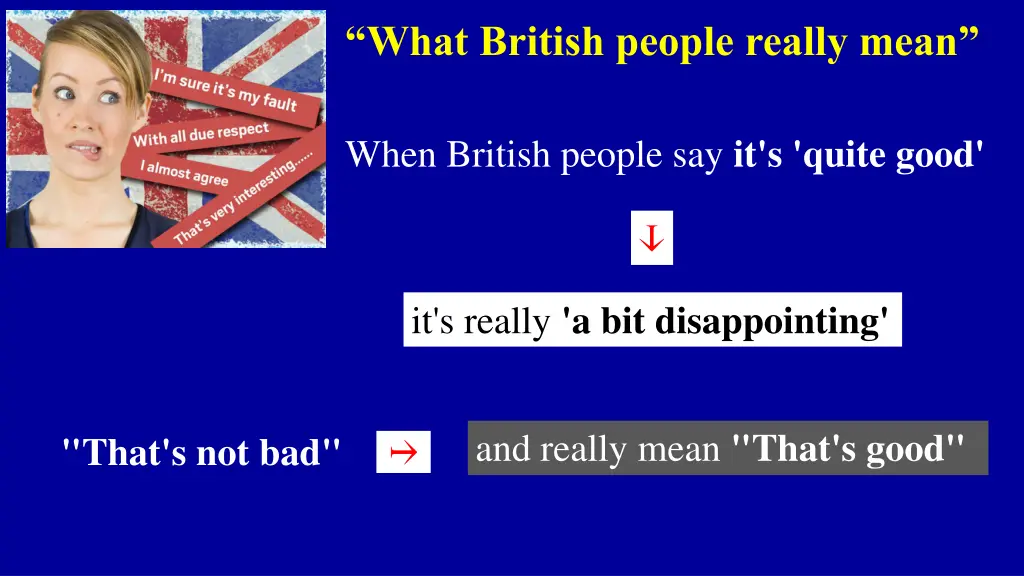 image result for what british people really mean
