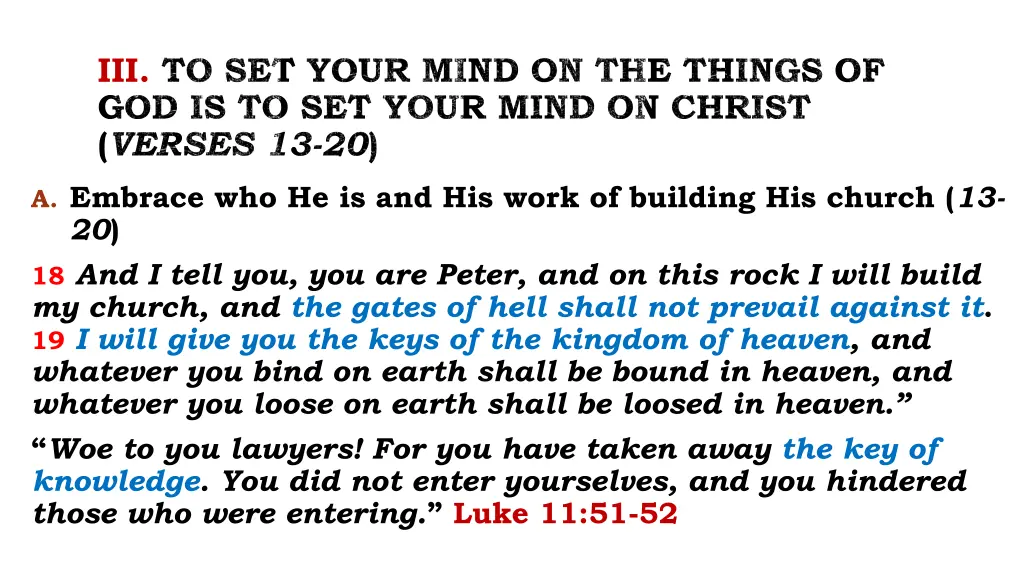 iii to set your mind on the things 4