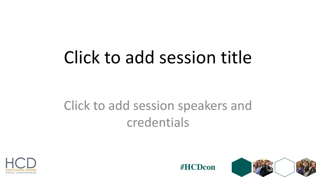 click to add session title
