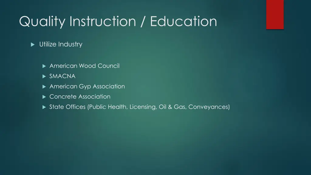 quality instruction education 1