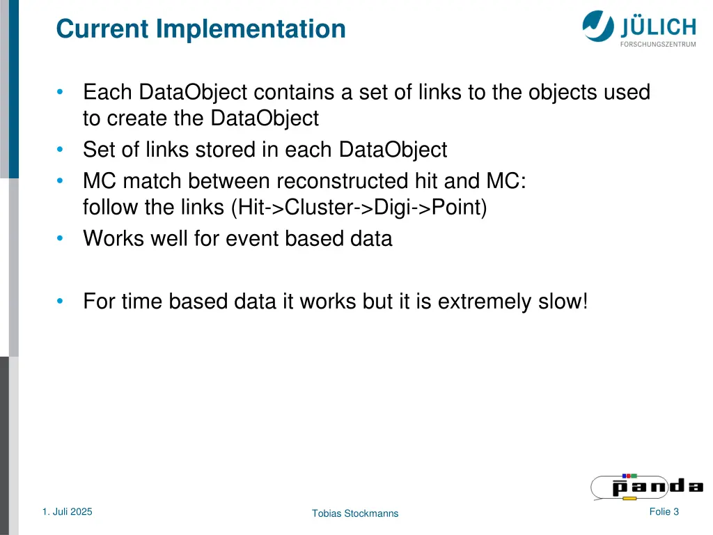 current implementation