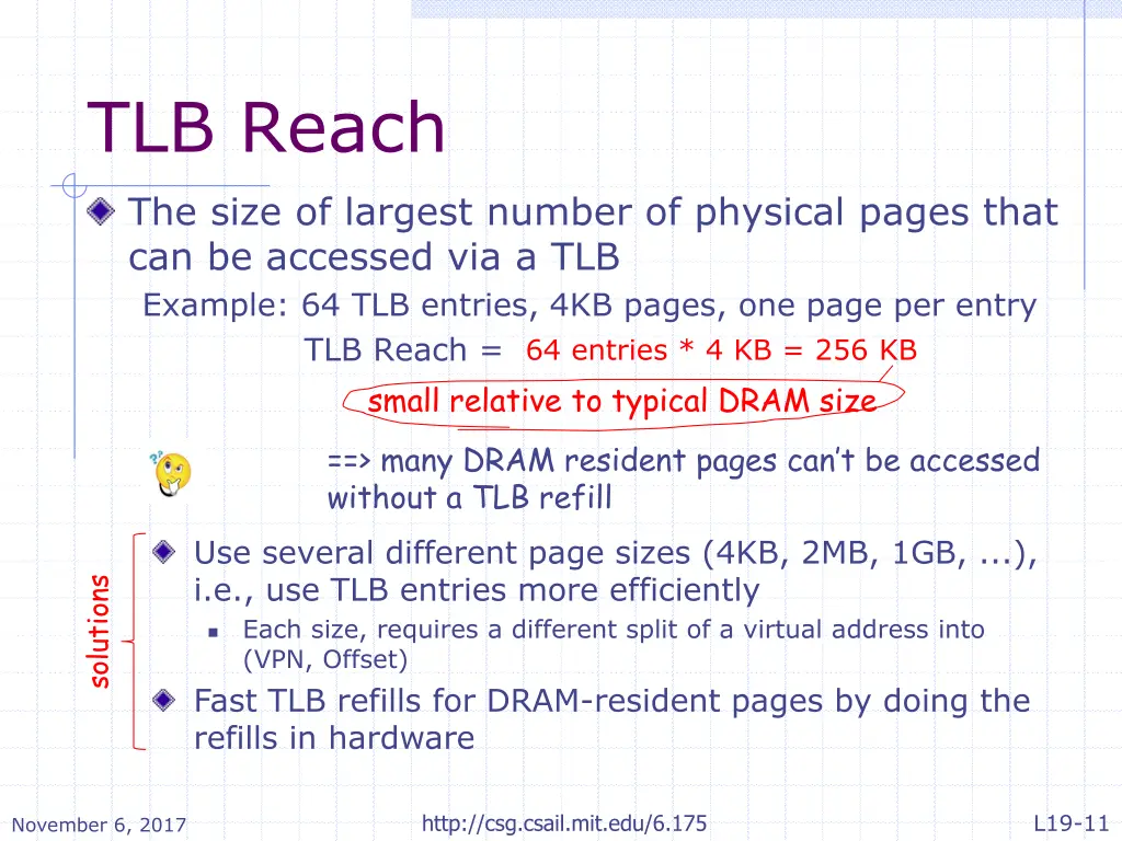 tlb reach