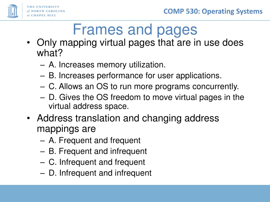 comp 530 operating systems 18