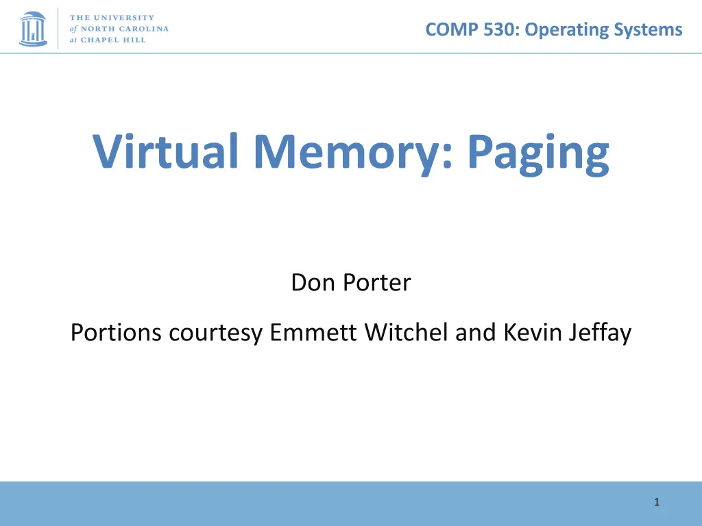 comp 530 operating systems