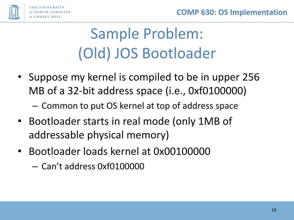 comp 630 os implementation 17