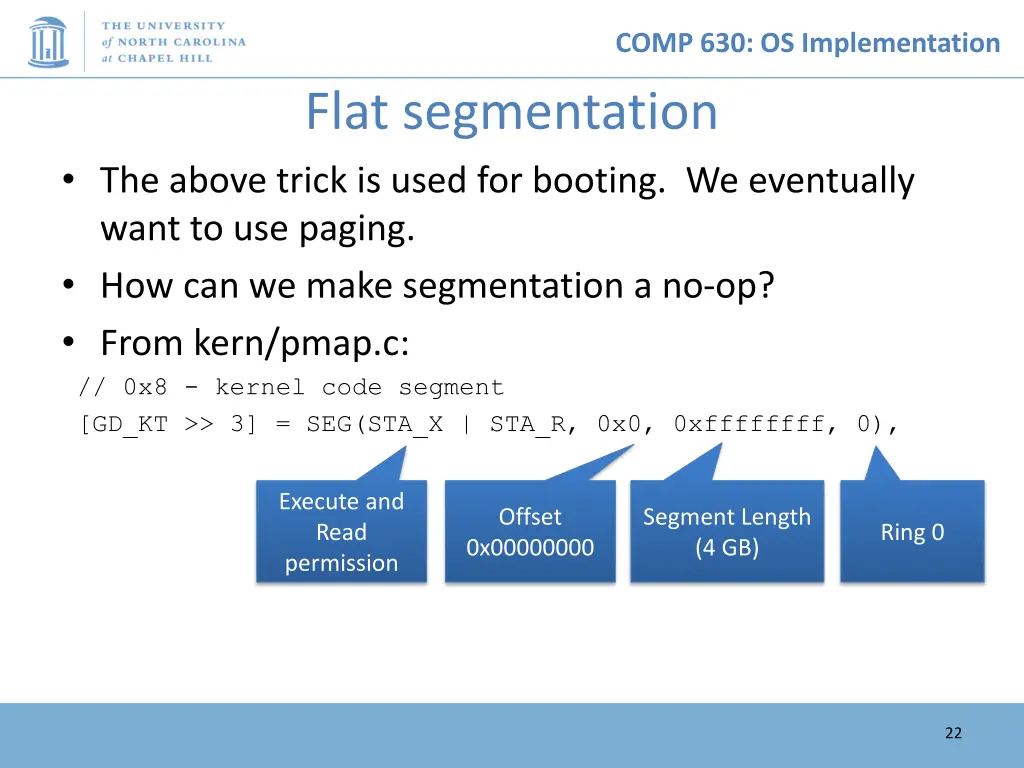 comp 630 os implementation 21