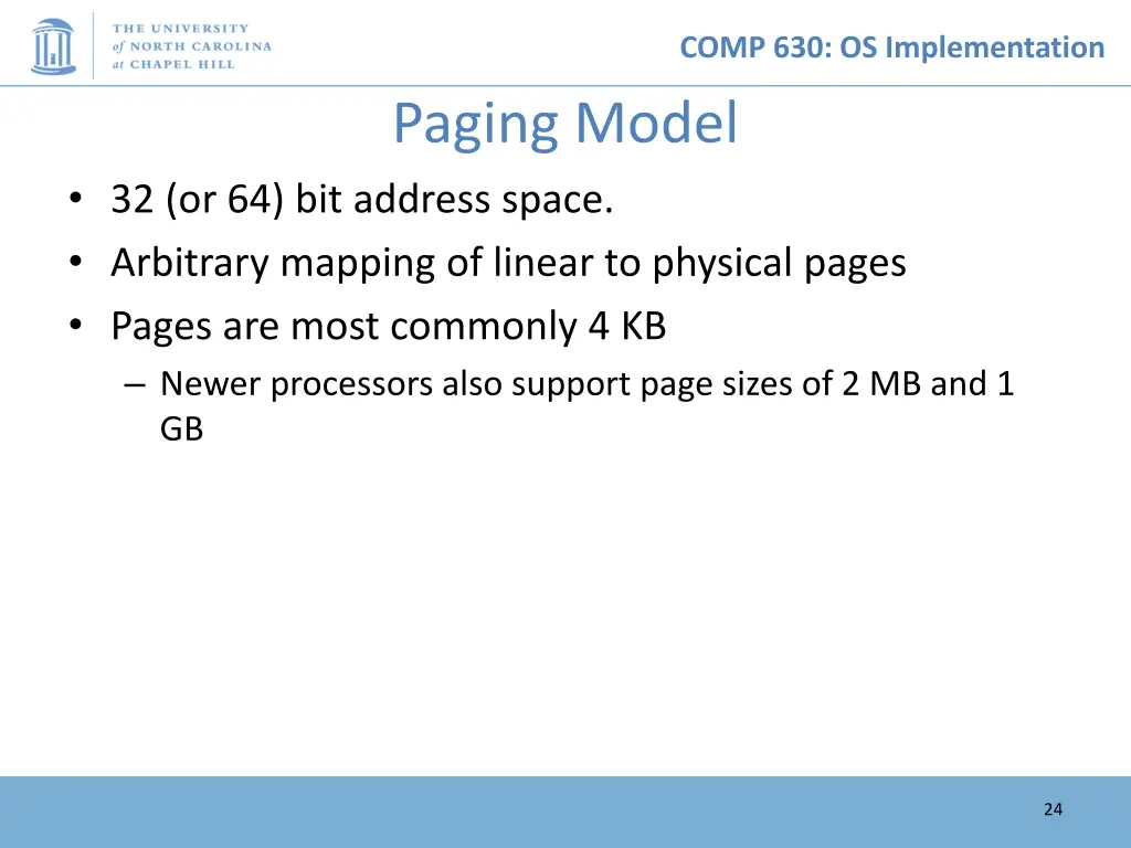 comp 630 os implementation 23