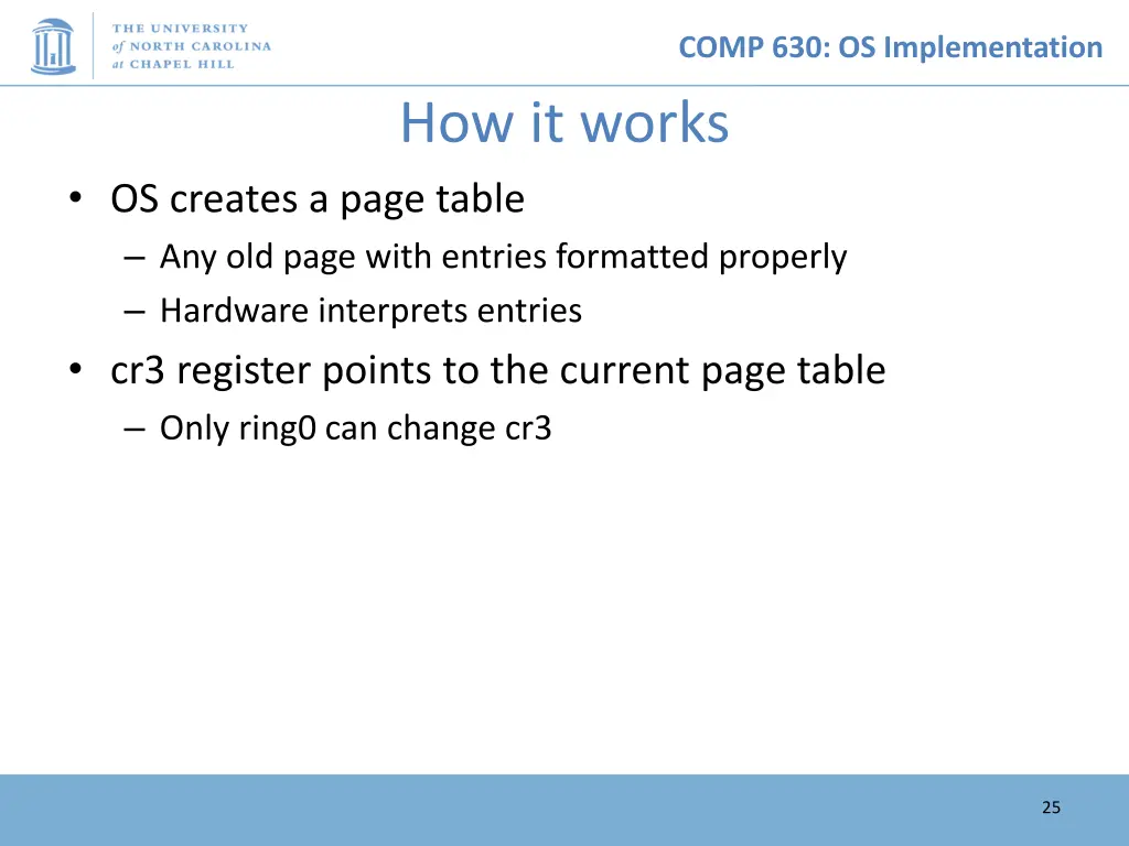 comp 630 os implementation 24