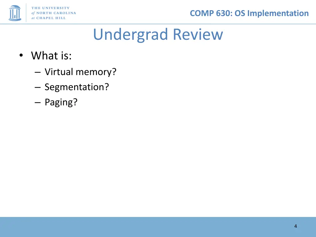 comp 630 os implementation 3