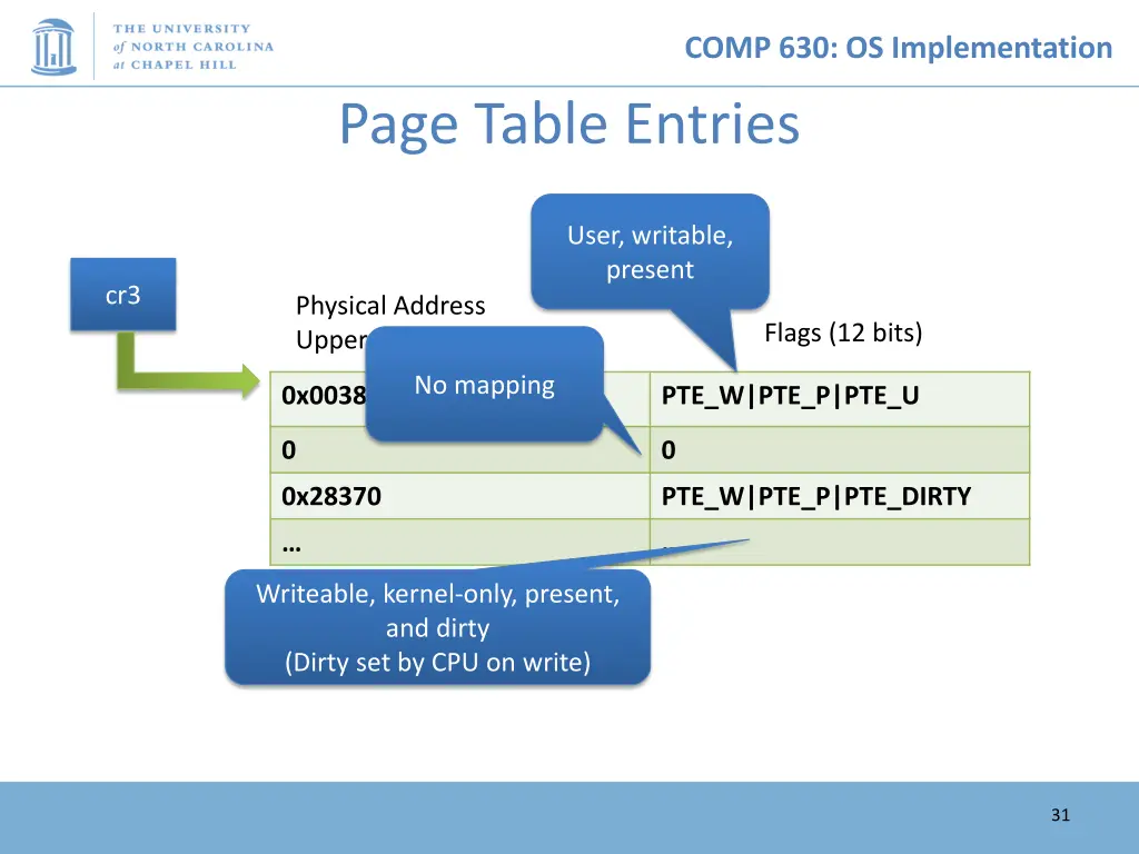comp 630 os implementation 30