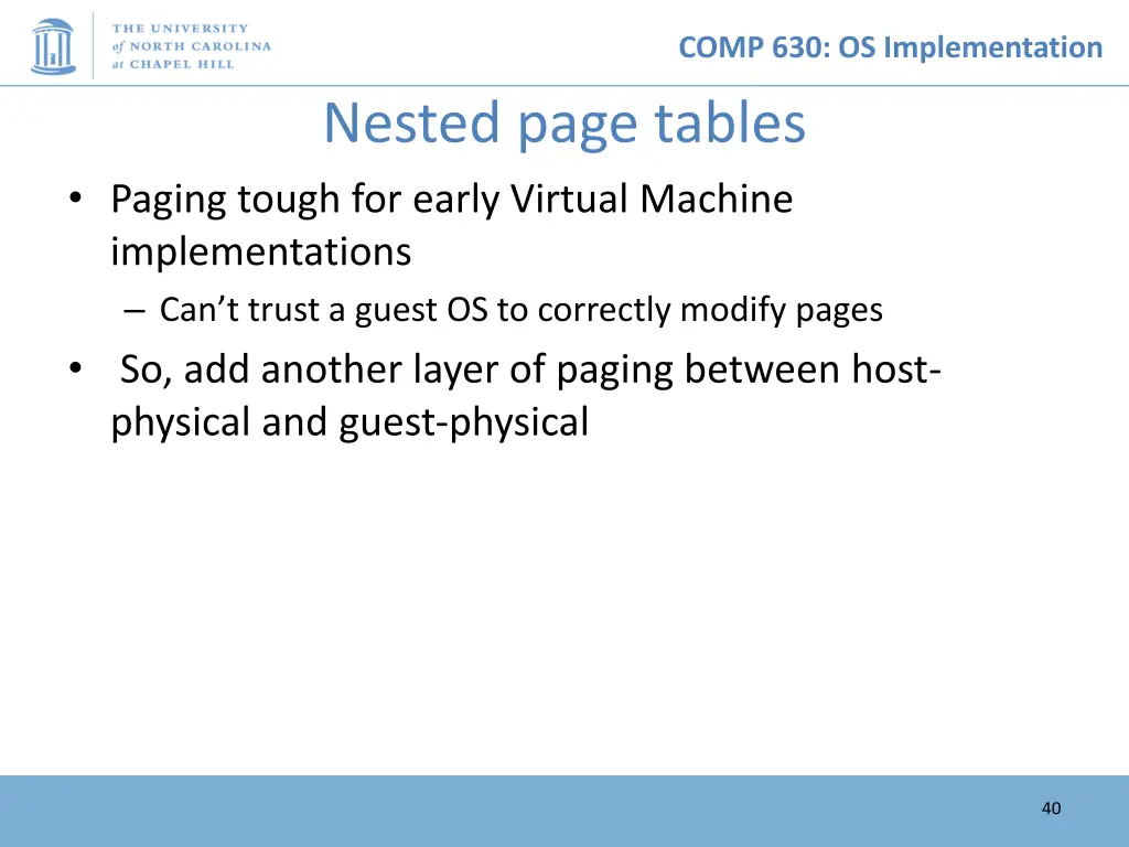 comp 630 os implementation 39