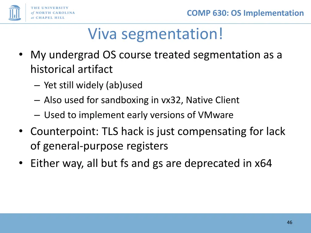 comp 630 os implementation 45