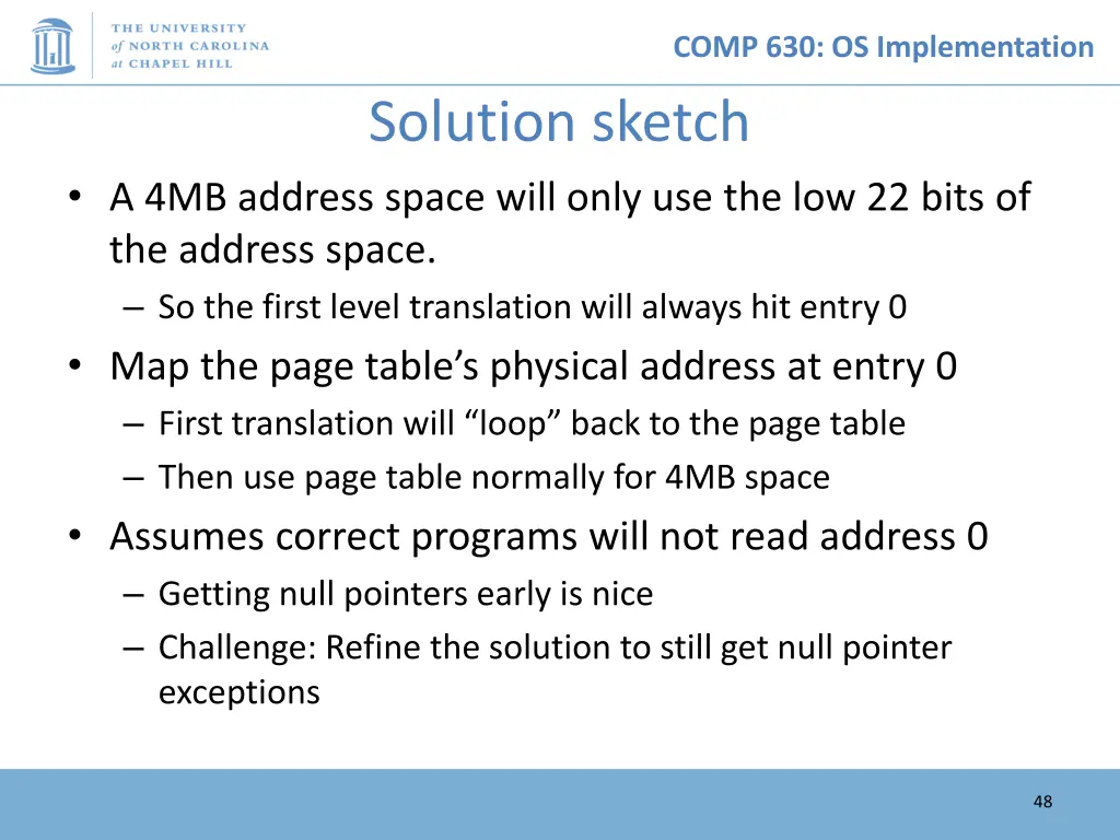comp 630 os implementation 47