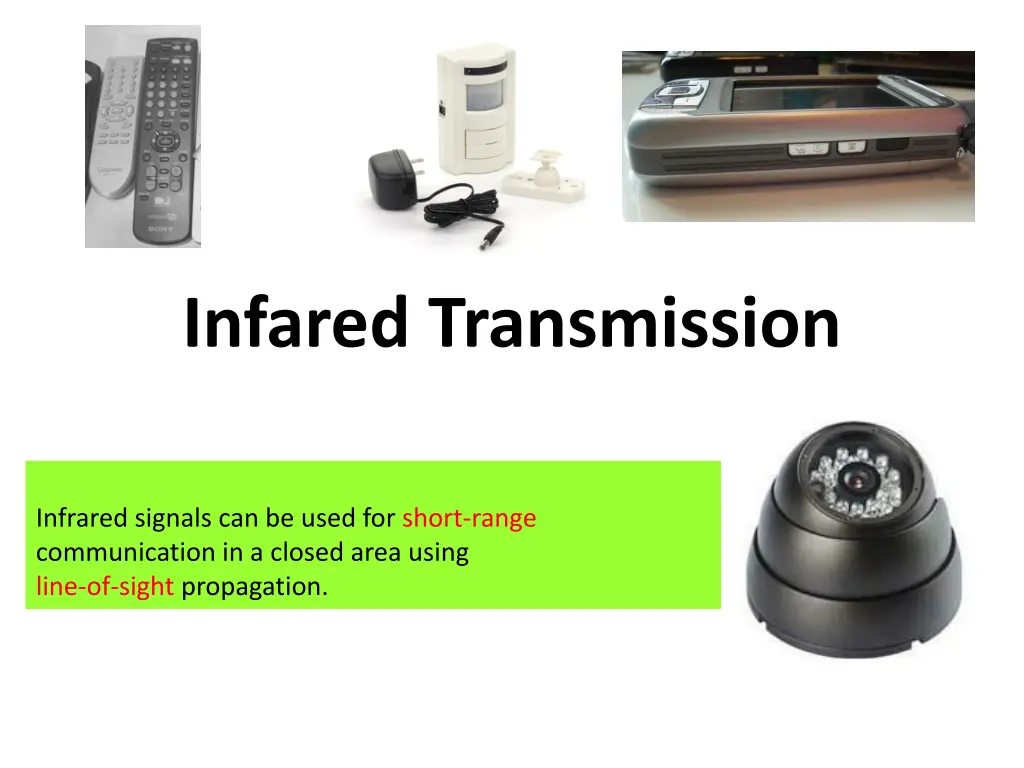 infared transmission