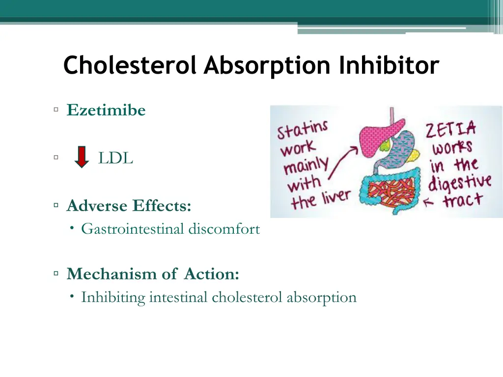 cholesterol absorption inhibitor