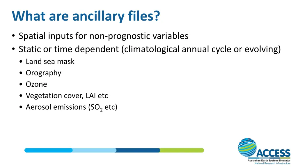 what are ancillary files