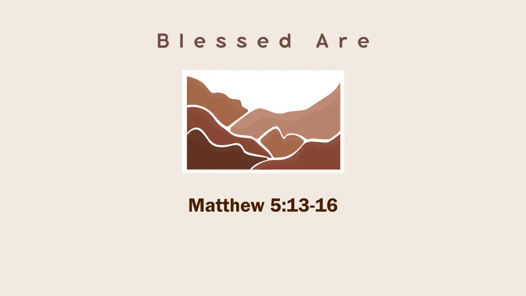 matthew 5 13 16